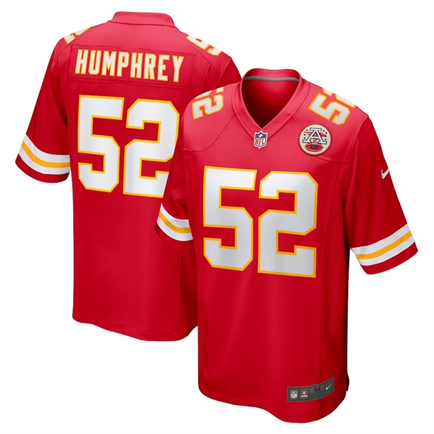 mens nike creed humphrey red kansas city chiefs game jersey